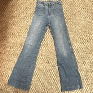 High-waisted Braided Aussie Denim